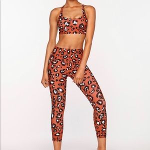 Lorna Jane Wildcat leopard leggings